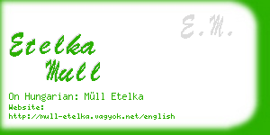 etelka mull business card